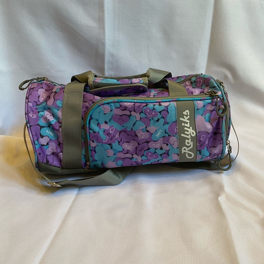 Blue/lavender gym bag